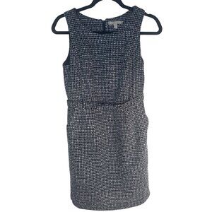 2/$30 Banana Republic 2P Navy & White Tweed Sheath Dress Petite